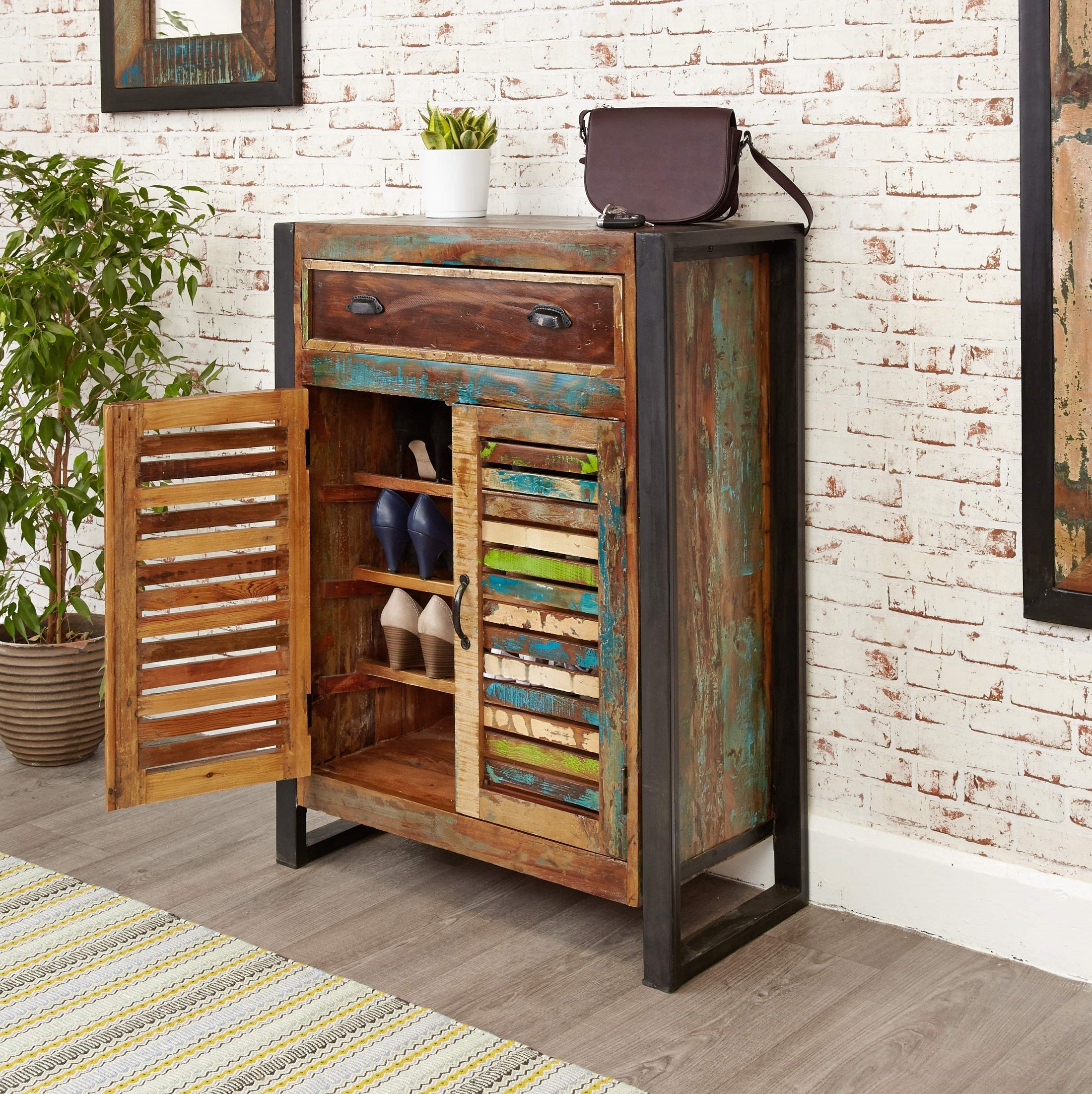Shoreditch Shoe Storage Cupboard - The Orchard Home and Gifts
